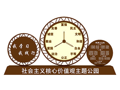 核心價值觀宣傳標牌