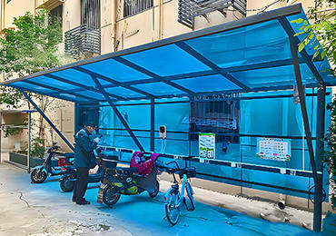 六安電動(dòng)車充電雨棚