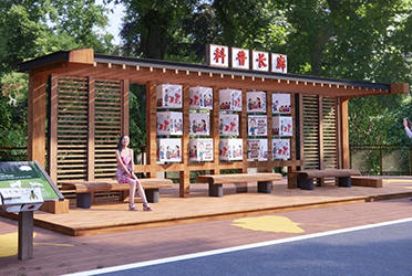 普洱公園涼亭單邊廊架批發(fā)價格及圖片